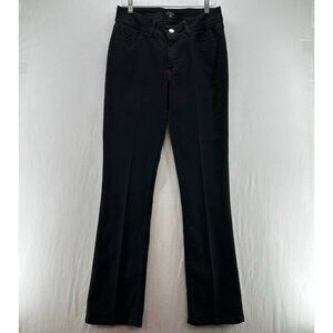 Riders by Lee Mid-Rise Bootcut Jeans Women 12 Long Stretch Denim Zip Fly Black